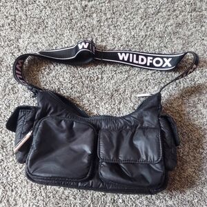 Wildfox Small Black Puffer Bag